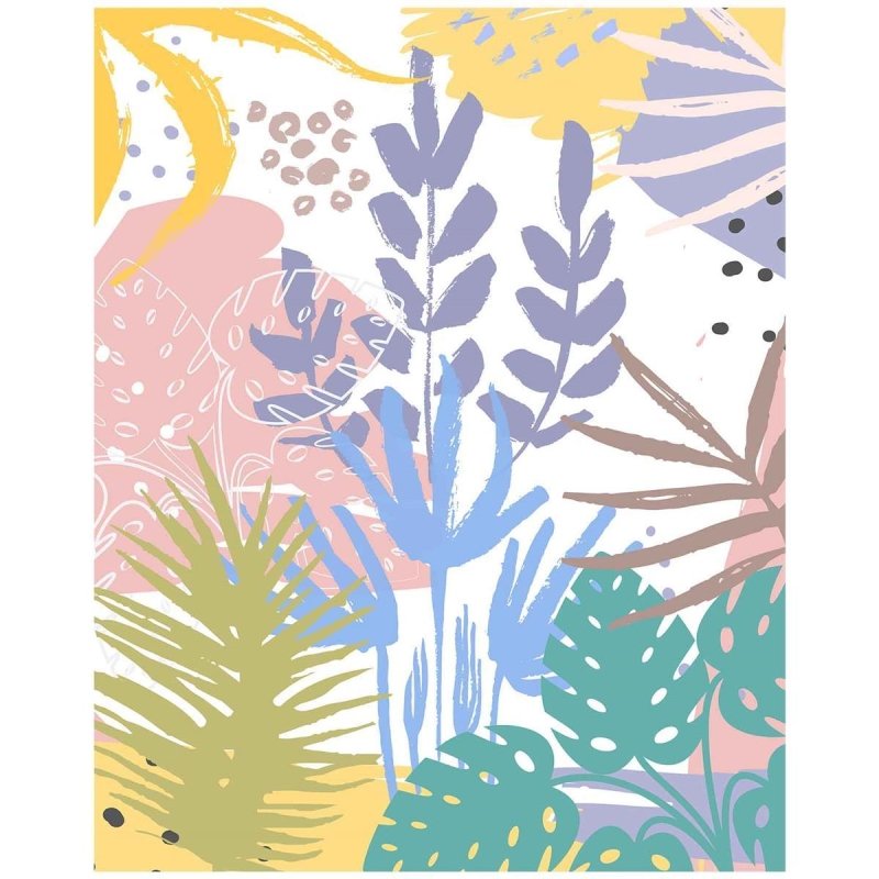Poster Decorativo folhas PA0106 - Papel na Parede