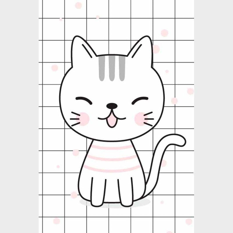 Poster Decorativo Gato Feliz N09272 - Papel na Parede