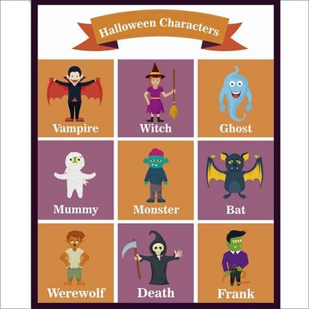 Poster Decorativo Halloween Escola 1385 - Papel na Parede