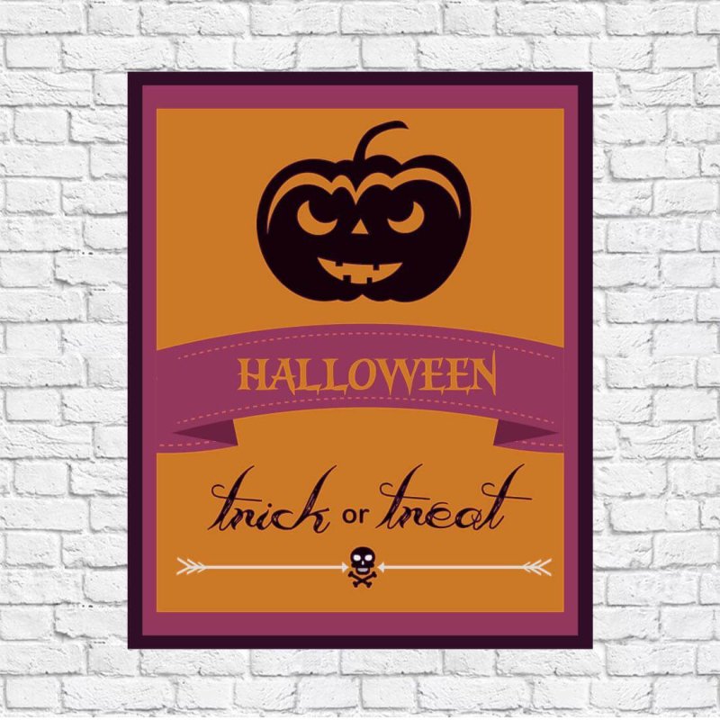 Poster Decorativo Halloween Festa 20130 - Papel na Parede