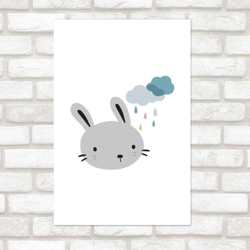Poster Decorativo Infantil Coelhinho N016095 - Papel na Parede