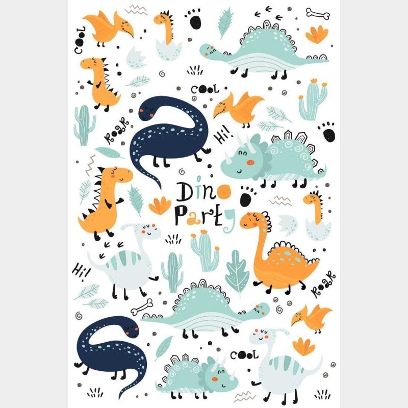 Poster Decorativo Infantil Dinossauro N014262 - Papel na Parede