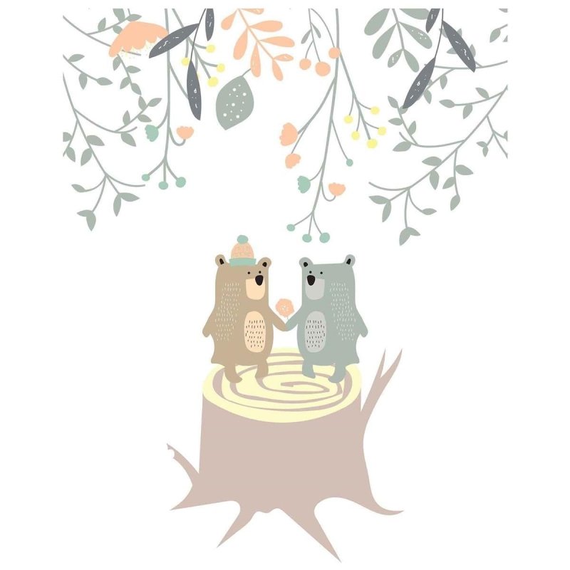 Poster Decorativo infantil floresta PA0118 - Papel na Parede
