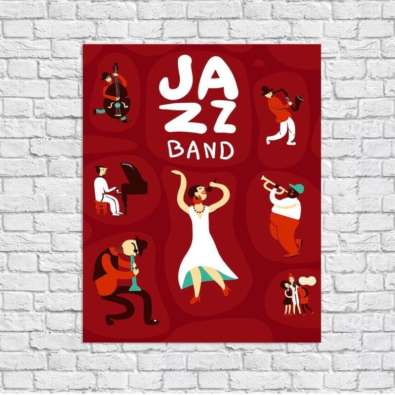 Poster Decorativo Jazz Música 5319562 - Papel na Parede