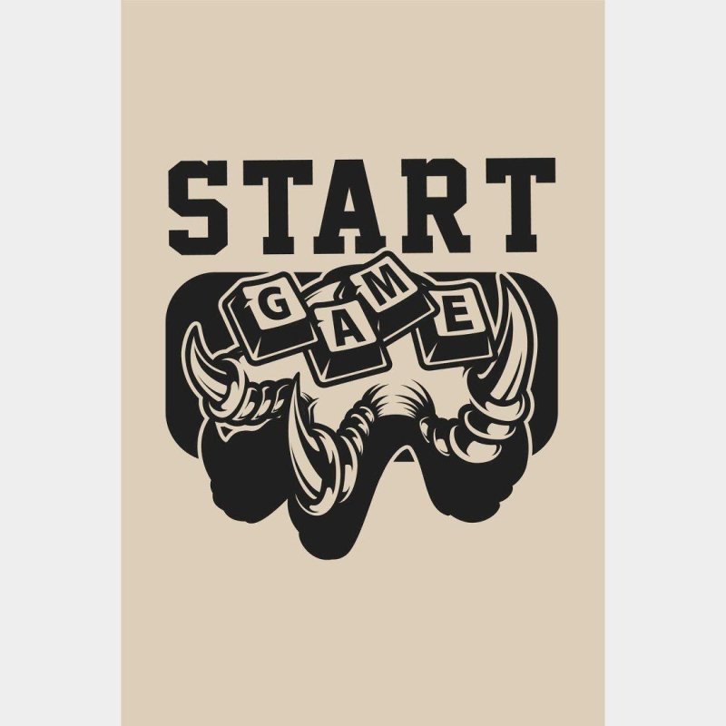 Poster Decorativo Jovem Start Game N014260 - Papel na Parede