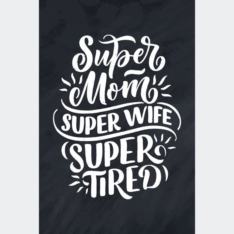 Poster Decorativo Lettering Super N010255 - Papel na Parede