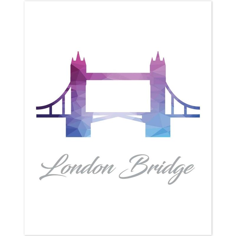 Poster Decorativo london Bridge PA085 - Papel na Parede