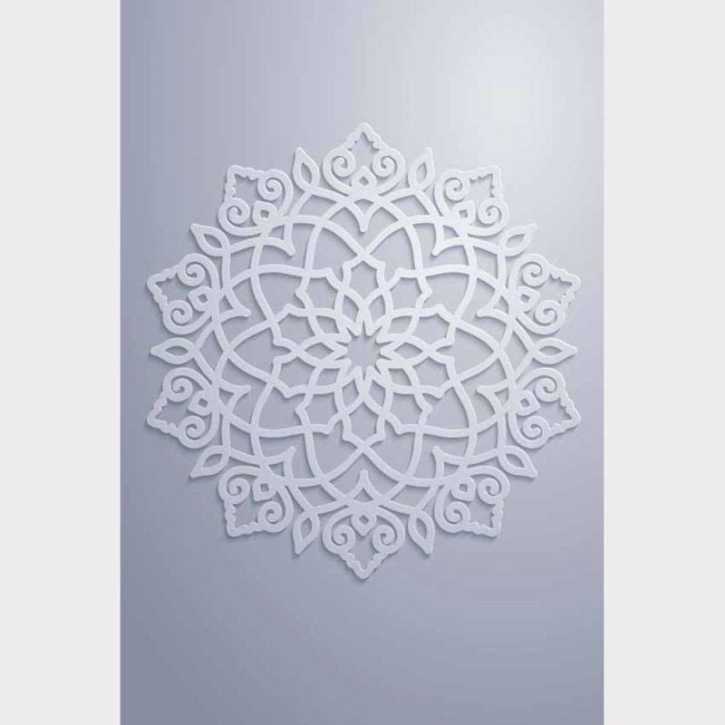 Poster Decorativo Mandala Off-White N09278 - Papel na Parede