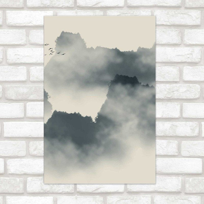 Poster Decorativo Paisagem Montanhas N014249 - Papel na Parede