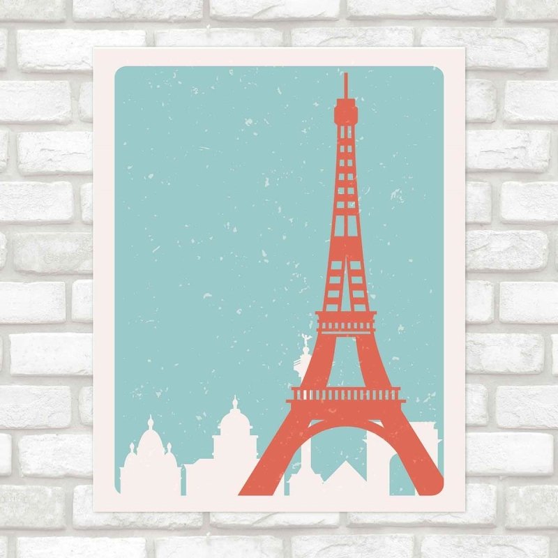 Poster Decorativo paris cidade PA018 - Papel na Parede