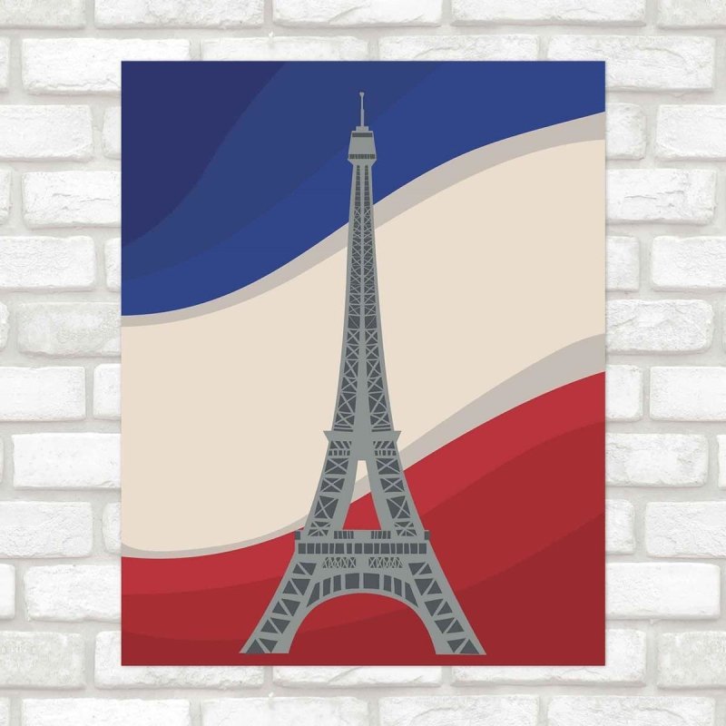 Poster Decorativo Paris itália PA023 - Papel na Parede