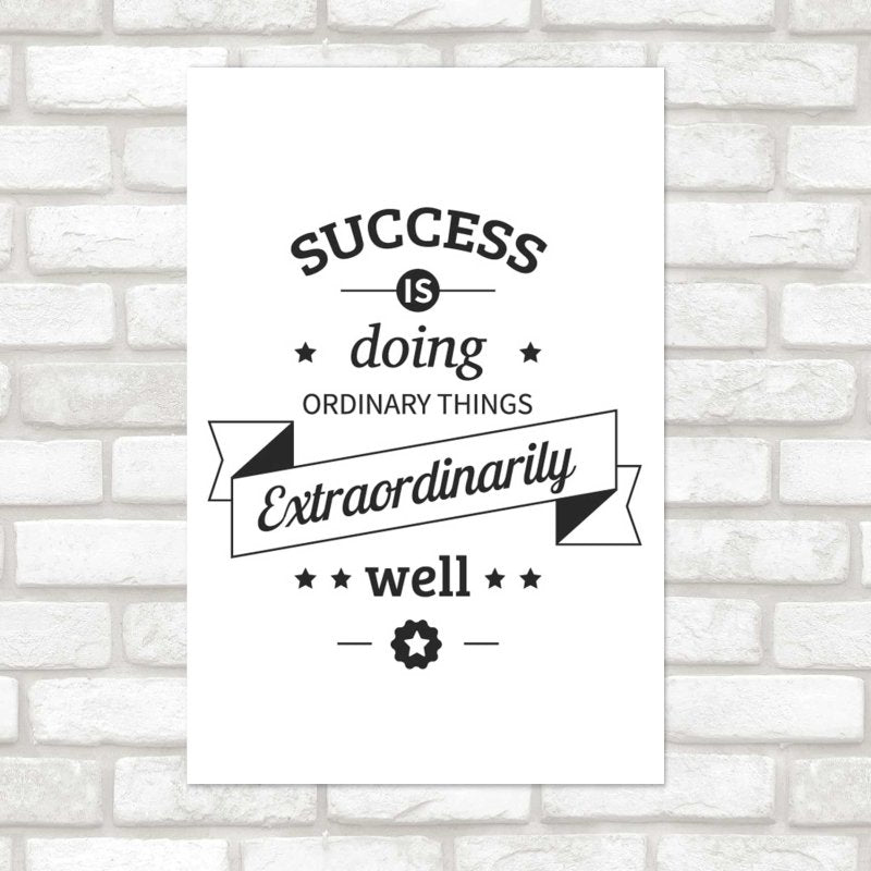 Poster Decorativo Succes is - Sucesso N08294 - Papel na Parede