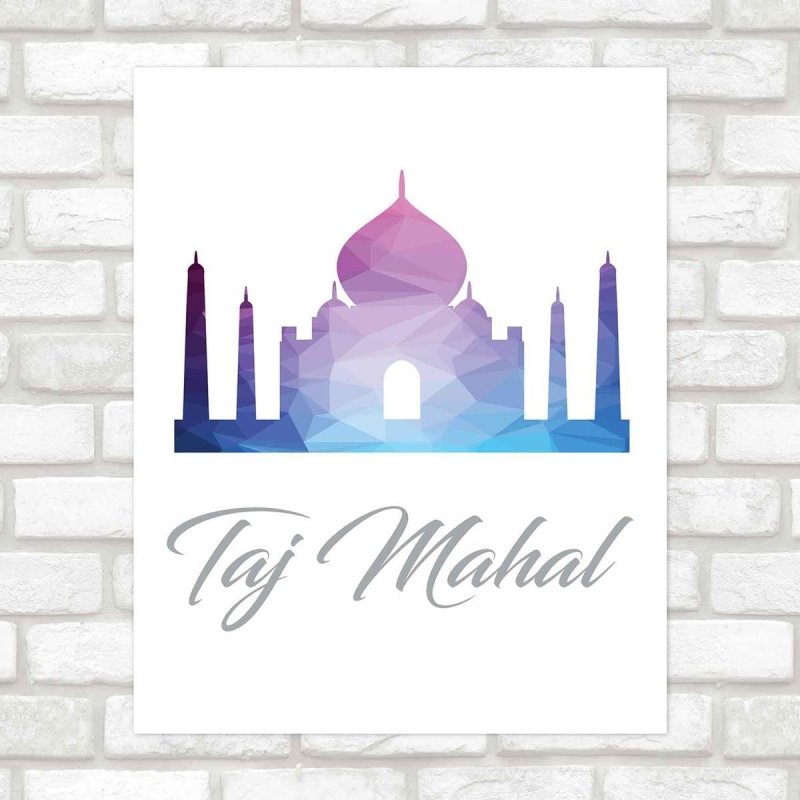 Poster Decorativo Taj Mahal PA084 - Papel na Parede