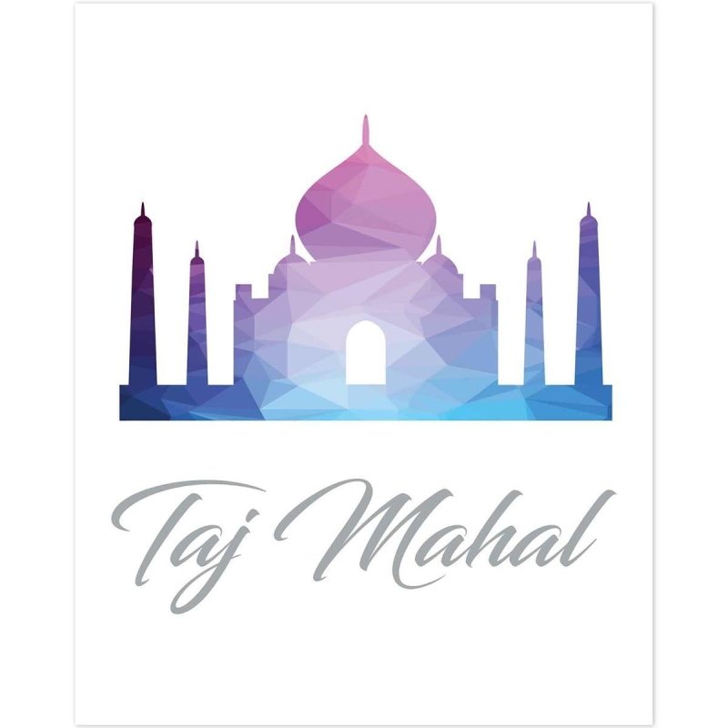 Poster Decorativo Taj Mahal PA084 - Papel na Parede