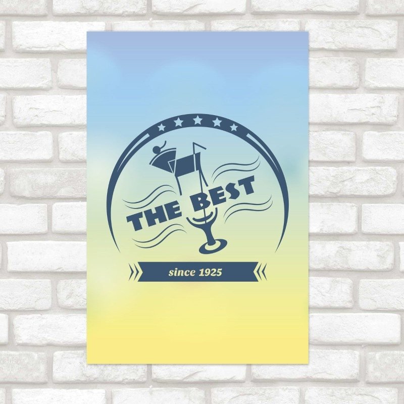 Poster Decorativo The Best N012162 - Papel na Parede