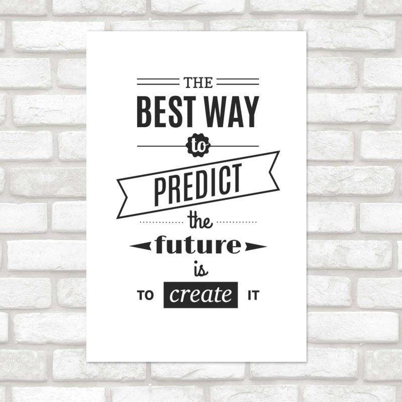 Poster Decorativo The Best Way N08297 - Papel na Parede