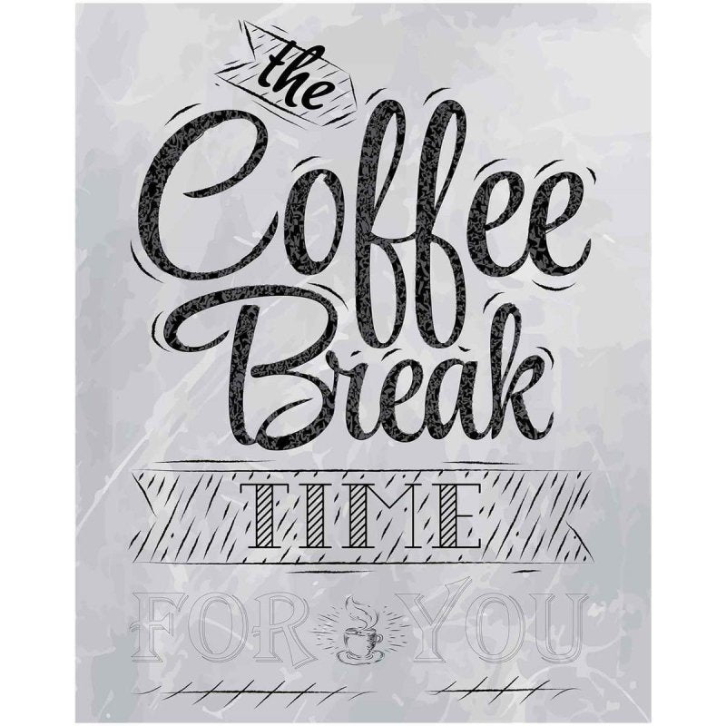 Poster Decorativo The Coffee Break PA001 - Papel na Parede