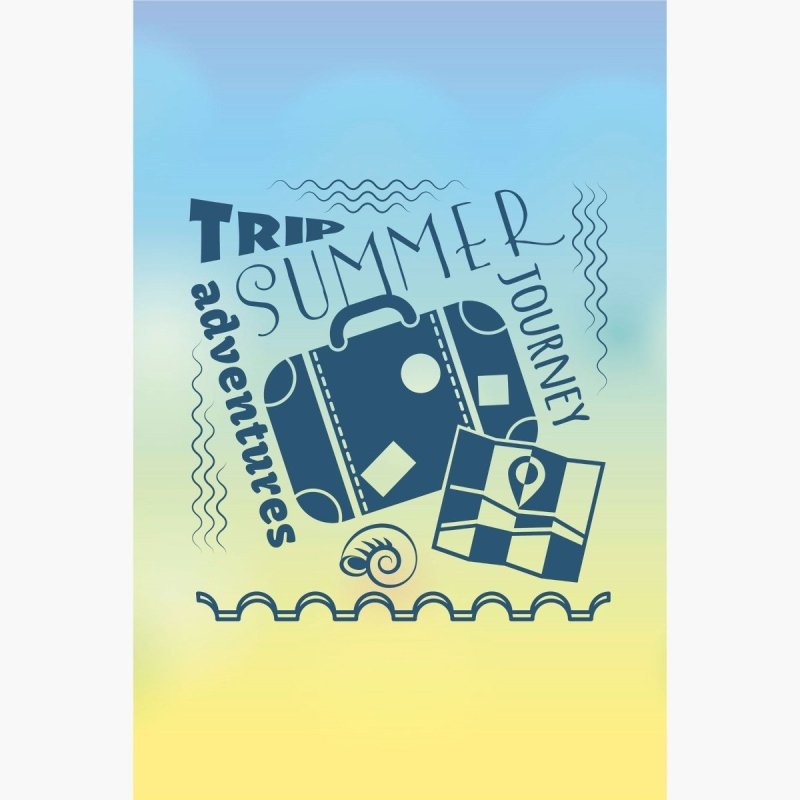 Poster Decorativo Viagem Sumer Trip N012160 - Papel na Parede