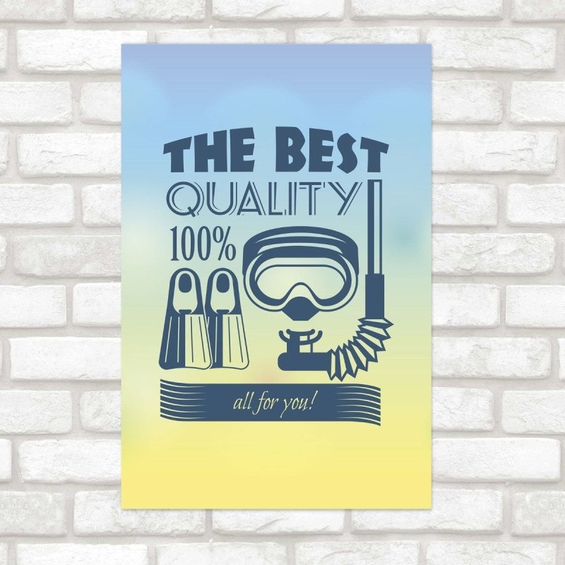 Poster Decorativo Viagem The Best N012168 - Papel na Parede