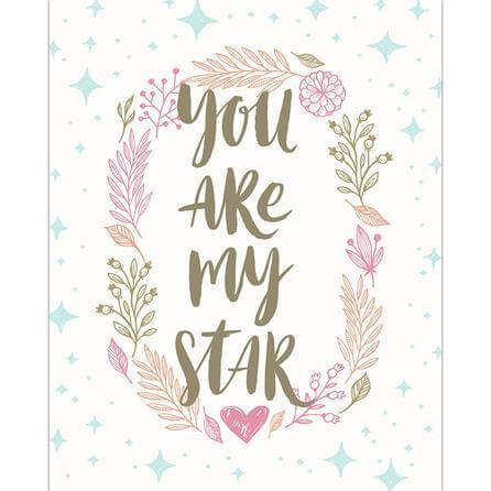 Poster Decorativo You Are My Star 166833 - Papel na Parede