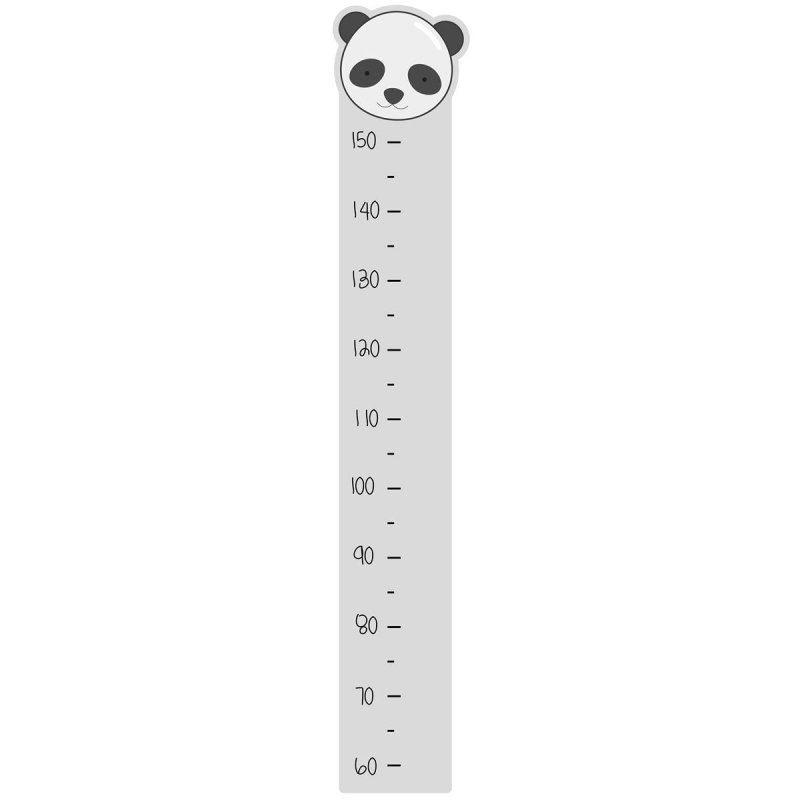 Régua Adesiva Infantil Infantil Panda N09135 - Papel na Parede